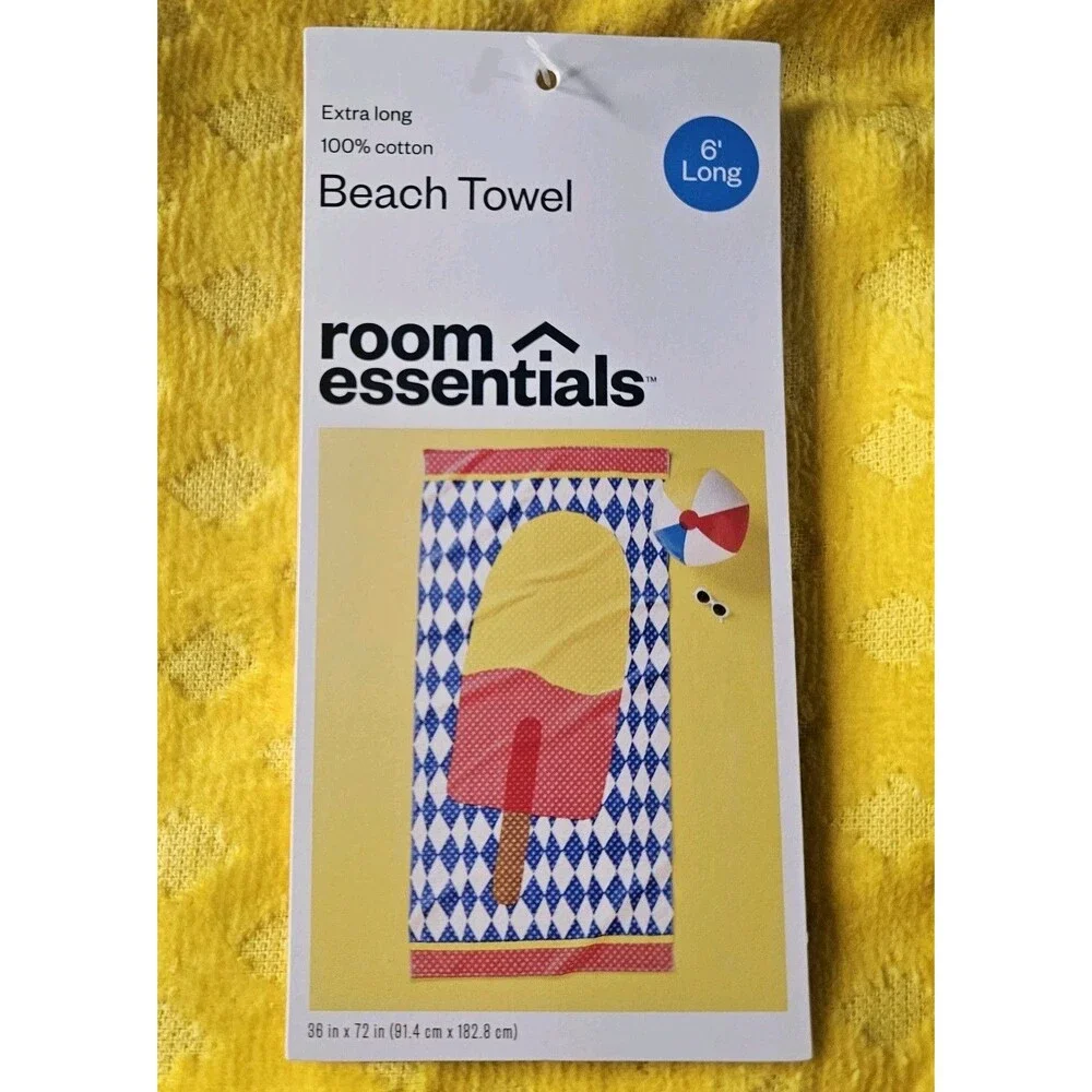 Extra Long Popsicle Beach Towel - Room Essentials (36 in x 72 in)